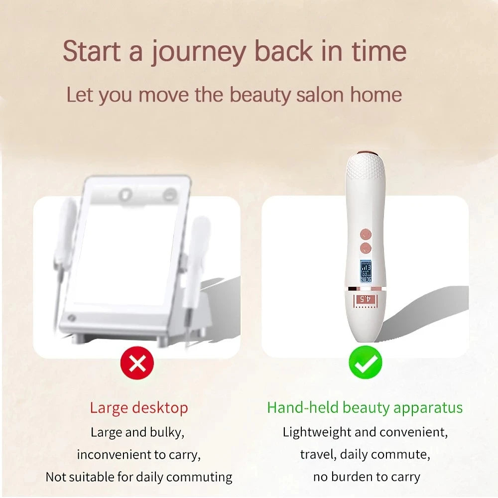 7D Mini Hifu Ultrasonic Face Lifter &ndash; Wrinkle Removal