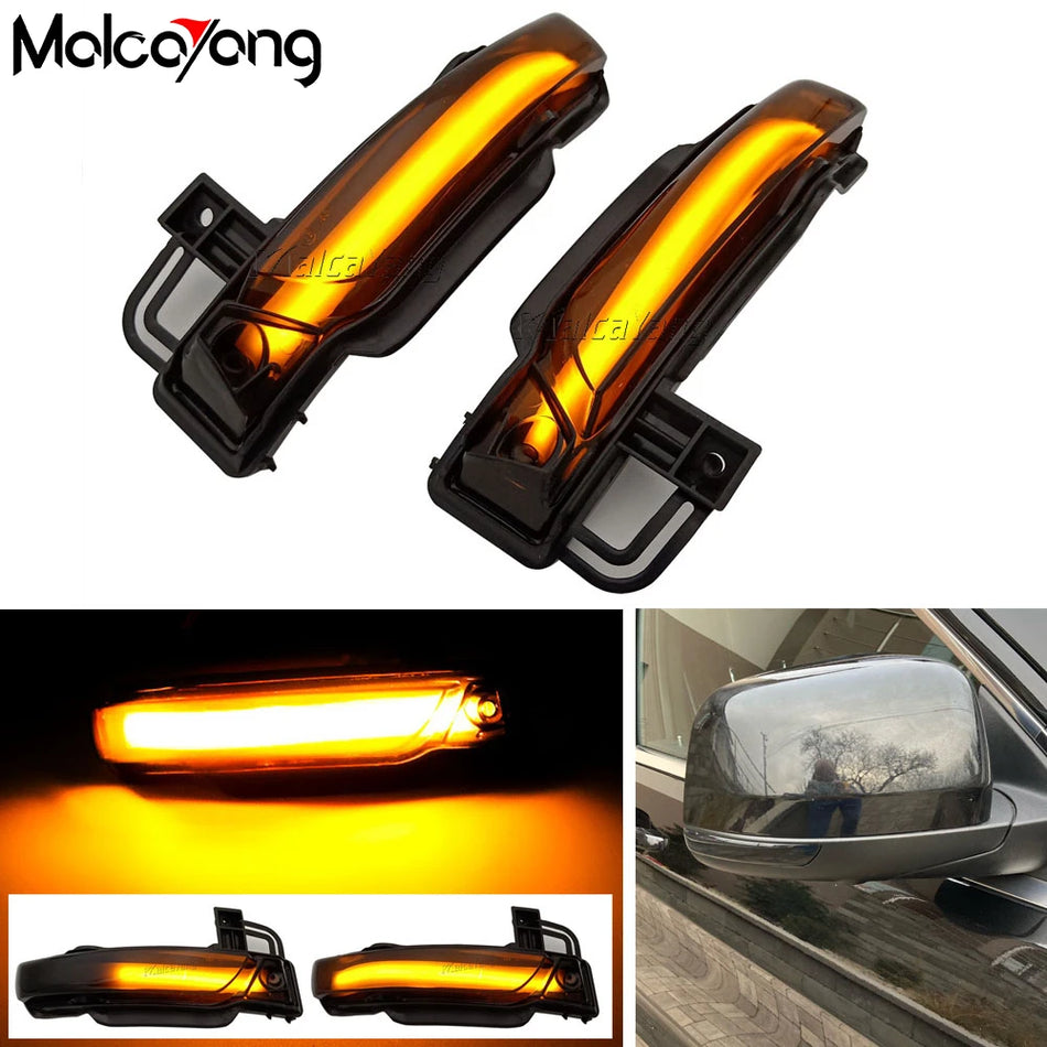 LED Dynamische Seiten-Spiegel Blinkerlichter für Jeep Grand Cherokee Dodge Durango
