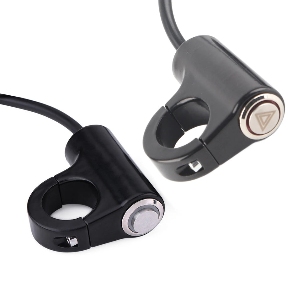 EBTOOLS 22mm Motorcycle Headlight Handlebar Push Button Switch for Fog Lights