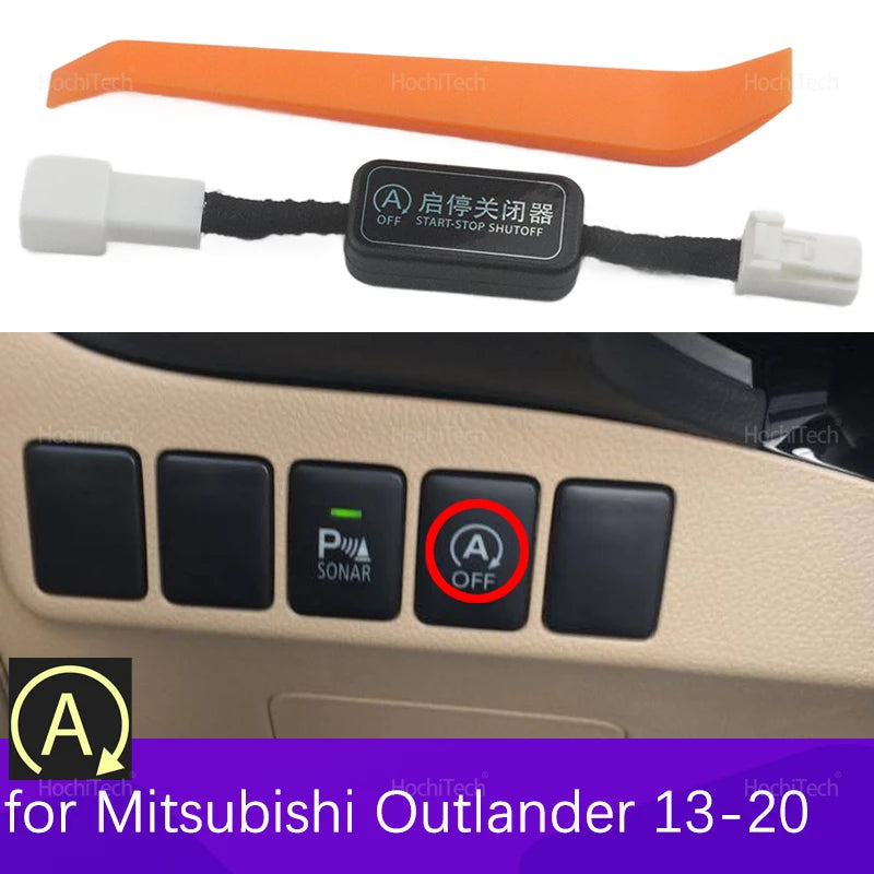 Conector de cancelación de arranque y parada del motor para Mitsubishi Outlander GF GG ZJ ZK ZL