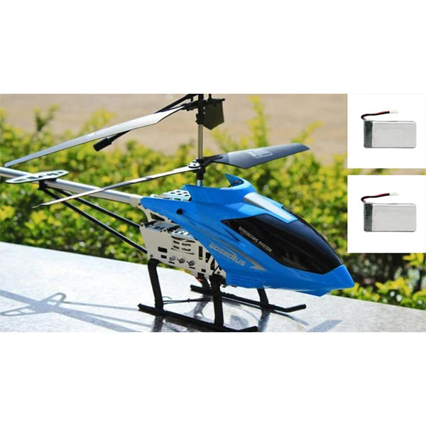Large Remote Control Helicopter &ndash; Durable 2.4G RC Drone BLUE 2B