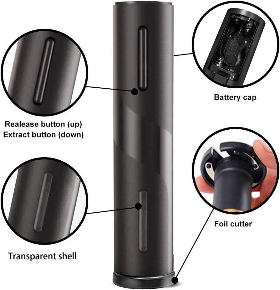 AA Battery Electric Wine Opener - Requires AA Batteries