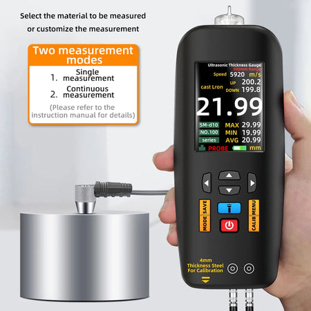 BSIDE T7 Ultrasonic Thickness Gauge &ndash; 0.01 to 300 mm Range