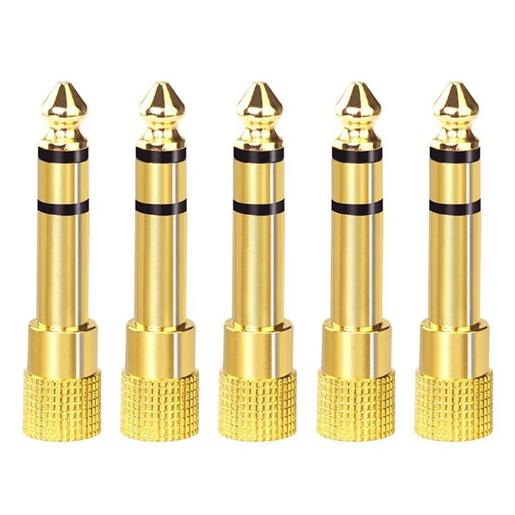 Mini Headphone Amplifier &ndash; Ultra Compact 4 Channel Home Amp 5PCS 6.35mm to 3.5mm