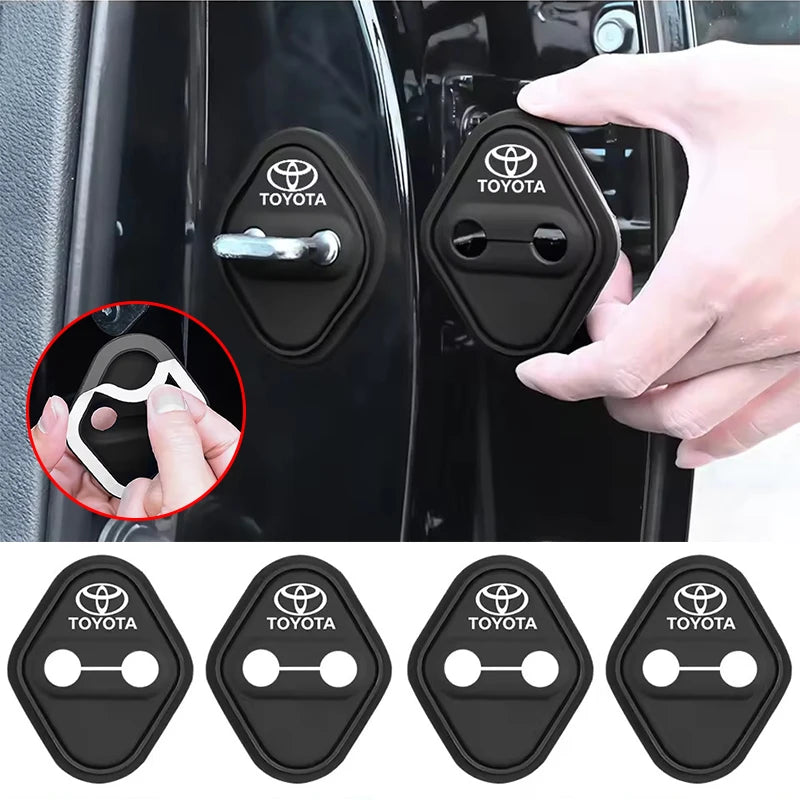 Προστατευτικό Κουμπώματος Κλειδώματος Πόρτας Αυτοκινήτου από Σιλικόνη Toyota Corolla, Ασπίδα Κλειδώματος Οχήματος, Ανθεκτικό Αξεσουάρ Αυτοκινήτου