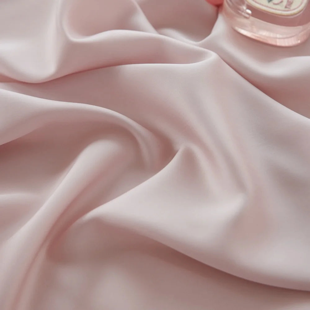 Sondeson Women Beauty Pink Silk Duvet Cover &ndash; Promotes Healthy Skin