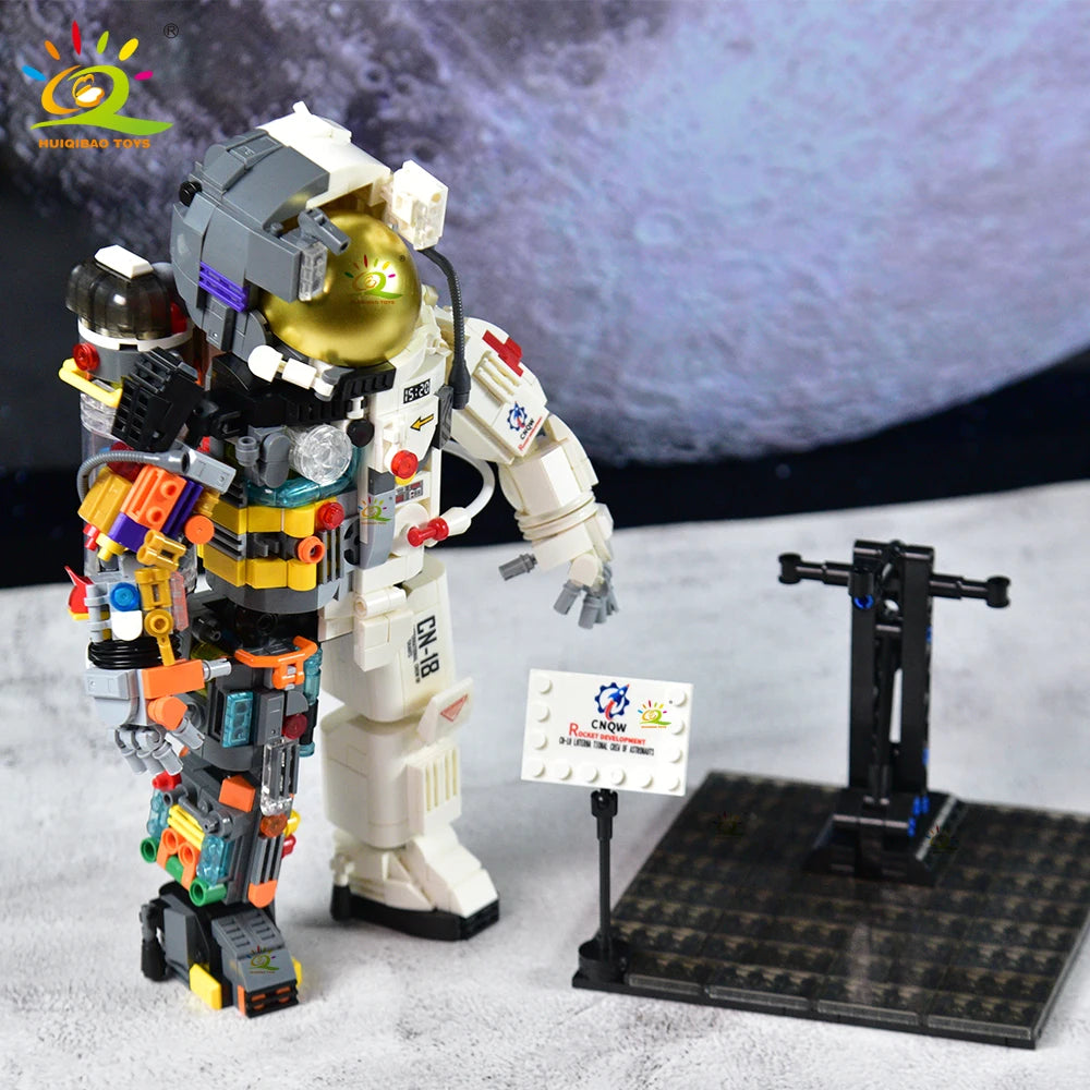 HUIQIBAO MOC Space Astronaut Figures &ndash; Lego Compatible