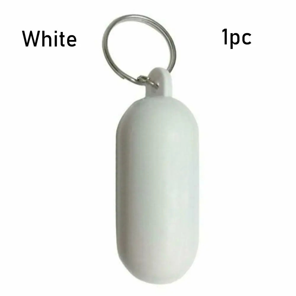 1/2pcs Kayak Floating Keyring Fender Buoyant Key Ring Marine Sailing Boat Float Canal Keychain Water Sports Accessories white-1pc