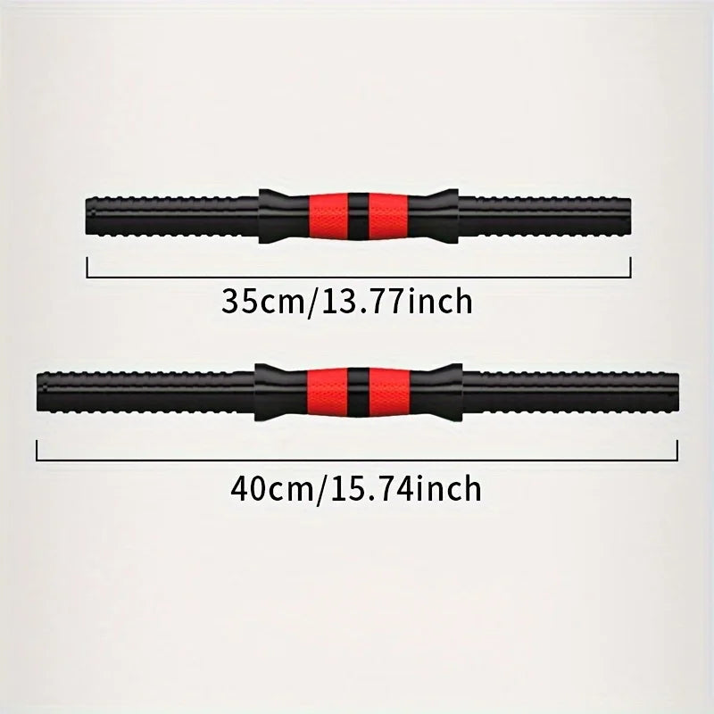 Rubber Coated Dumbbell Rod Connector for Home Strength Training