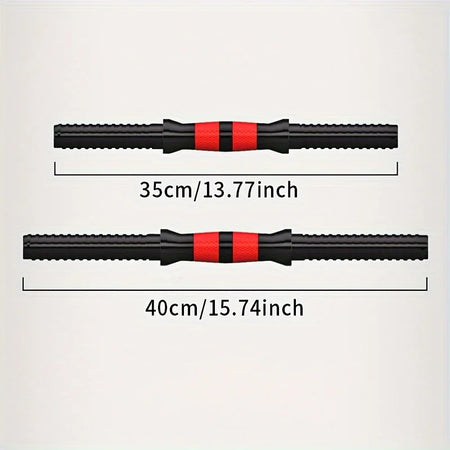 Rubber Coated Dumbbell Rod Connector for Home Strength Training