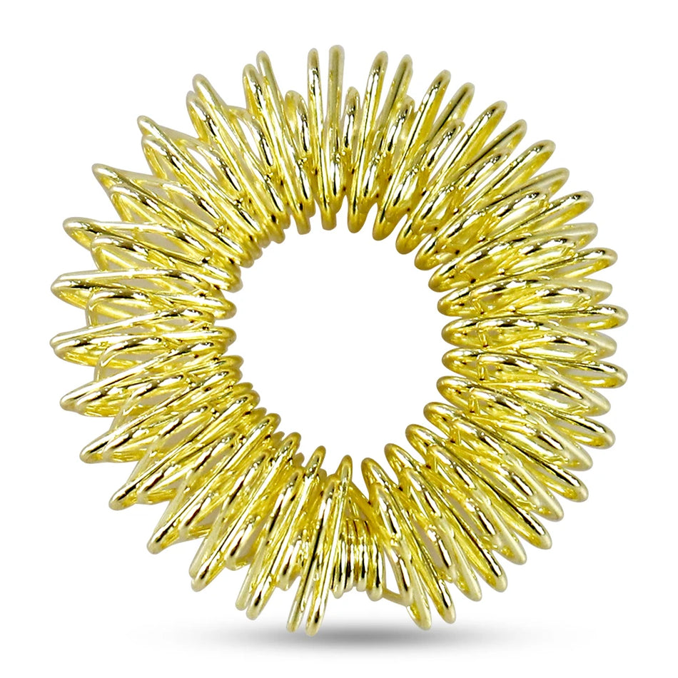 Stainless Steel Sujok Acupuncture Ring for Hand Massage