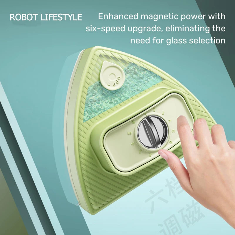 RL388Pro Стъклен Магнитен Чистач Водна Инжекция Двустранен