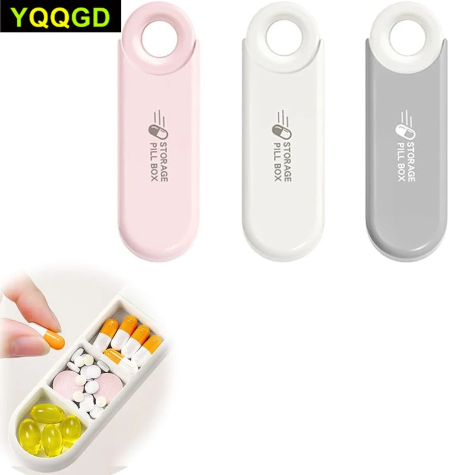 Portable Divided Pill Case &ndash; Waterproof Seal for Medication Safety