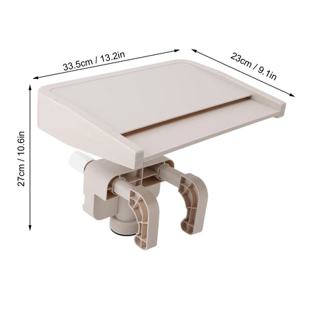 Pool Waterfall &ndash; Detachable PVC Spillway Fountain Upgrade