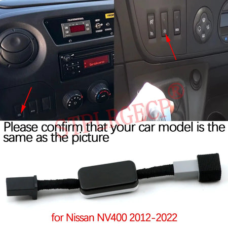 Automatic Stop Start Engine System Off Cable Plug and Play Eliminator for Nissan NV400 2012-2022 Interstar 2022-2024 by InterCyprus Trading Ltd