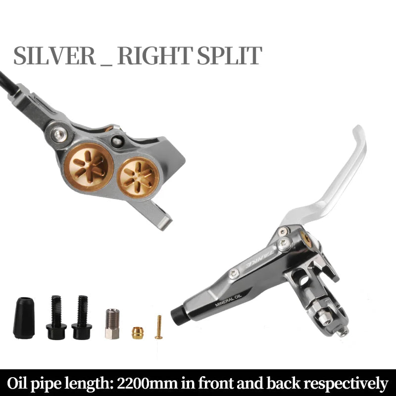 TB730 &ndash; 2200mm Split-Type Hydraulic Disc Brake System silvery split-type R