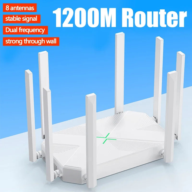 1200Mbps Wireless Router Booster Router Support AP Broadband WiFi ...