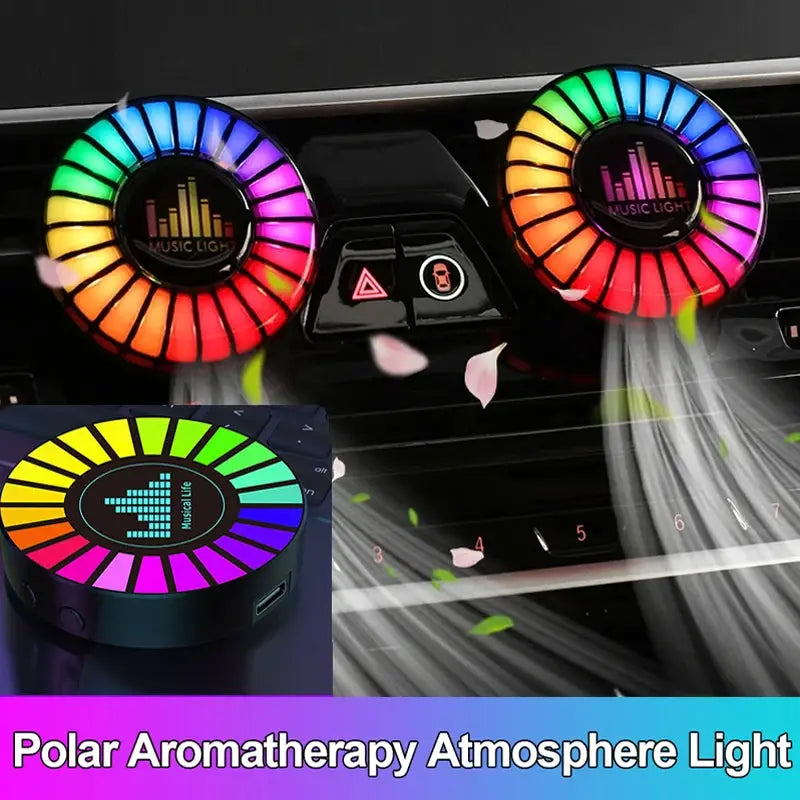 Smart RGB LED Ambient Lamp with Music Rhythm and Sound Control by InterCyprus Trading Ltd
