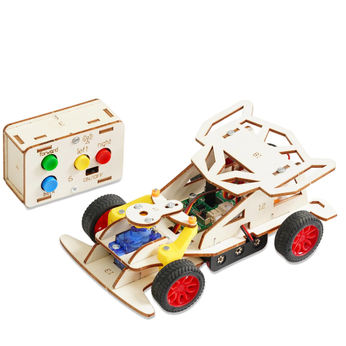 Science Toys Physics Experimental Tool Kit &ndash; Engaging DIY Remote Steering Car