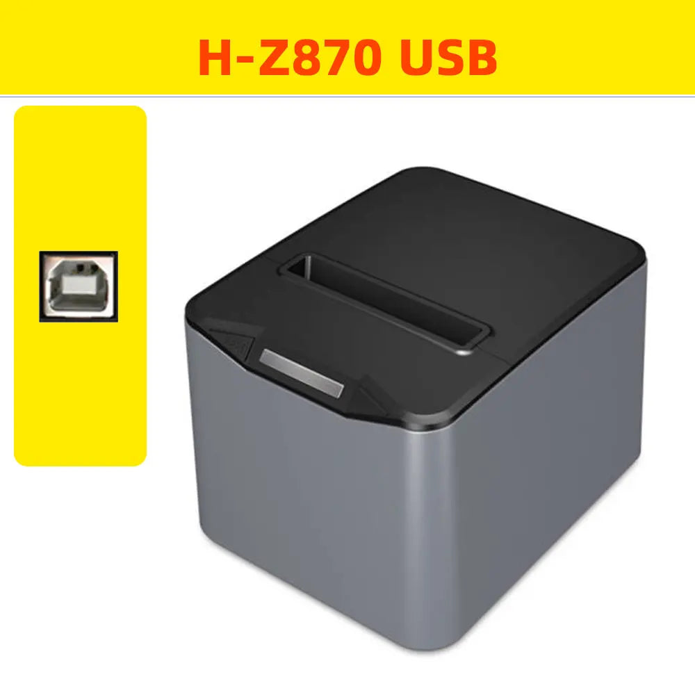 HZTZ 80mm Thermal Receipt Printer H-Z870 &ndash; Automatic Cutter H-Z870 USB / EU Plug