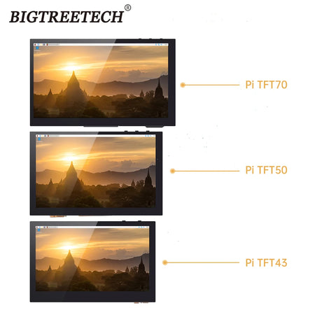 BIGTREETECH BTT PITFT50 &ndash; Intuitive Capacitive Touch Interface for Raspberry Pi