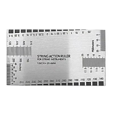 String Action Ruler Gauge - Versatile Luthier Tool
