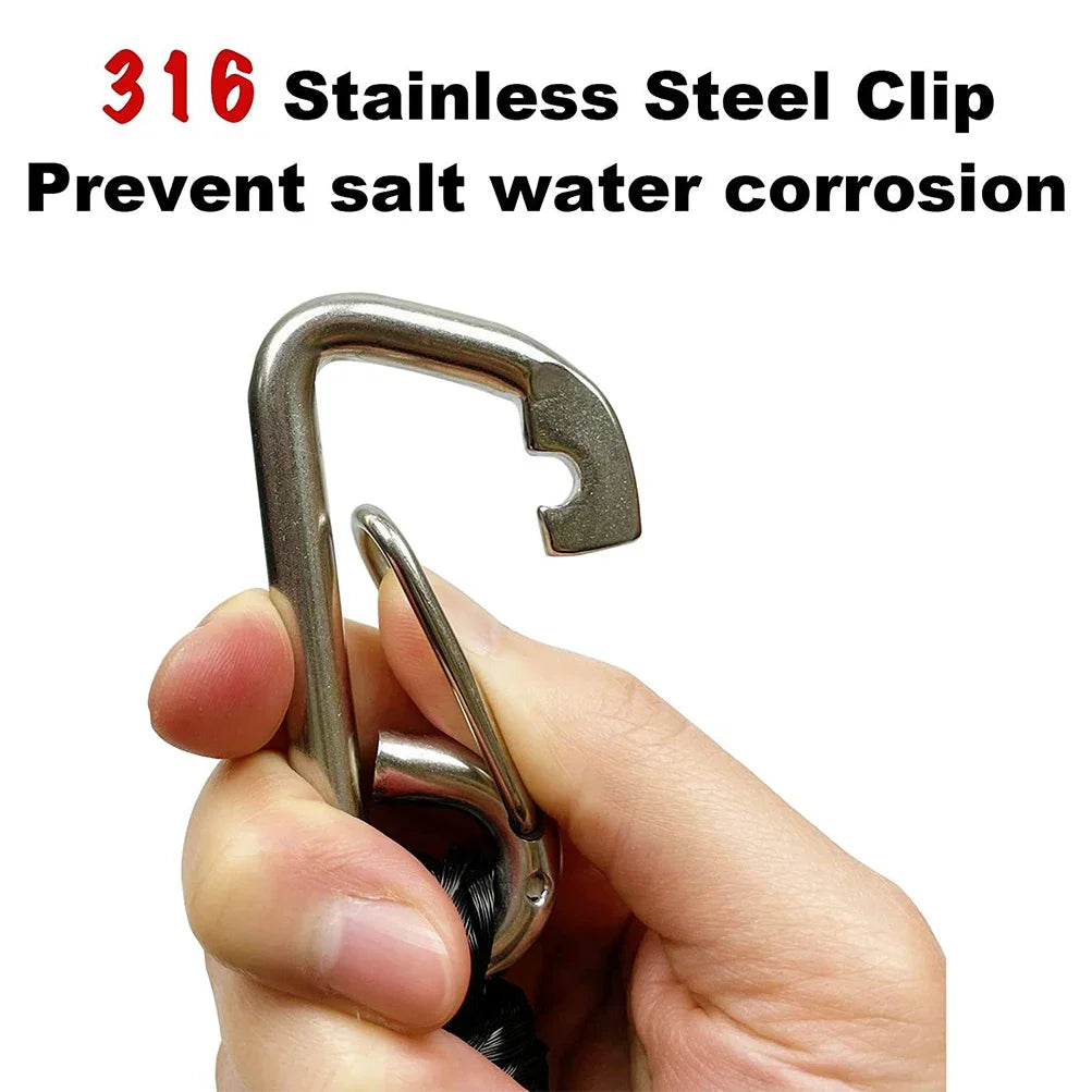 Boat Bungee Dock Lines Cords - Heavy Duty Mooring Rope