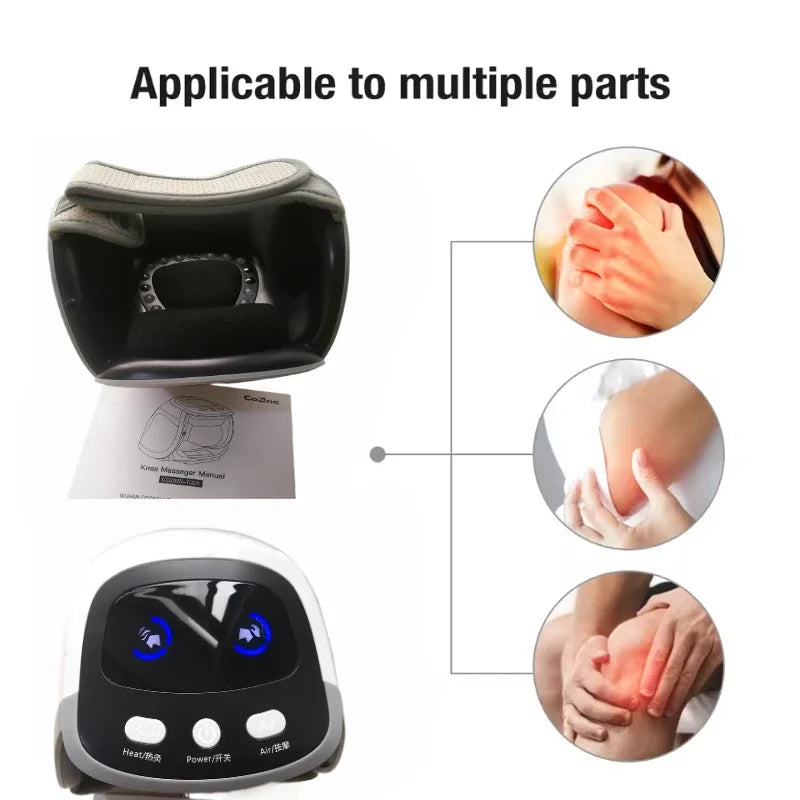 Elektrický ohřívací masér na kolena s terapií vzduchovým kompresorem