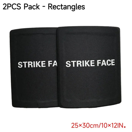 10x12 PE Bulletproof Backpack Shield &ndash; Lightweight NIJ IIIA 2PCS-Rectangle-PE