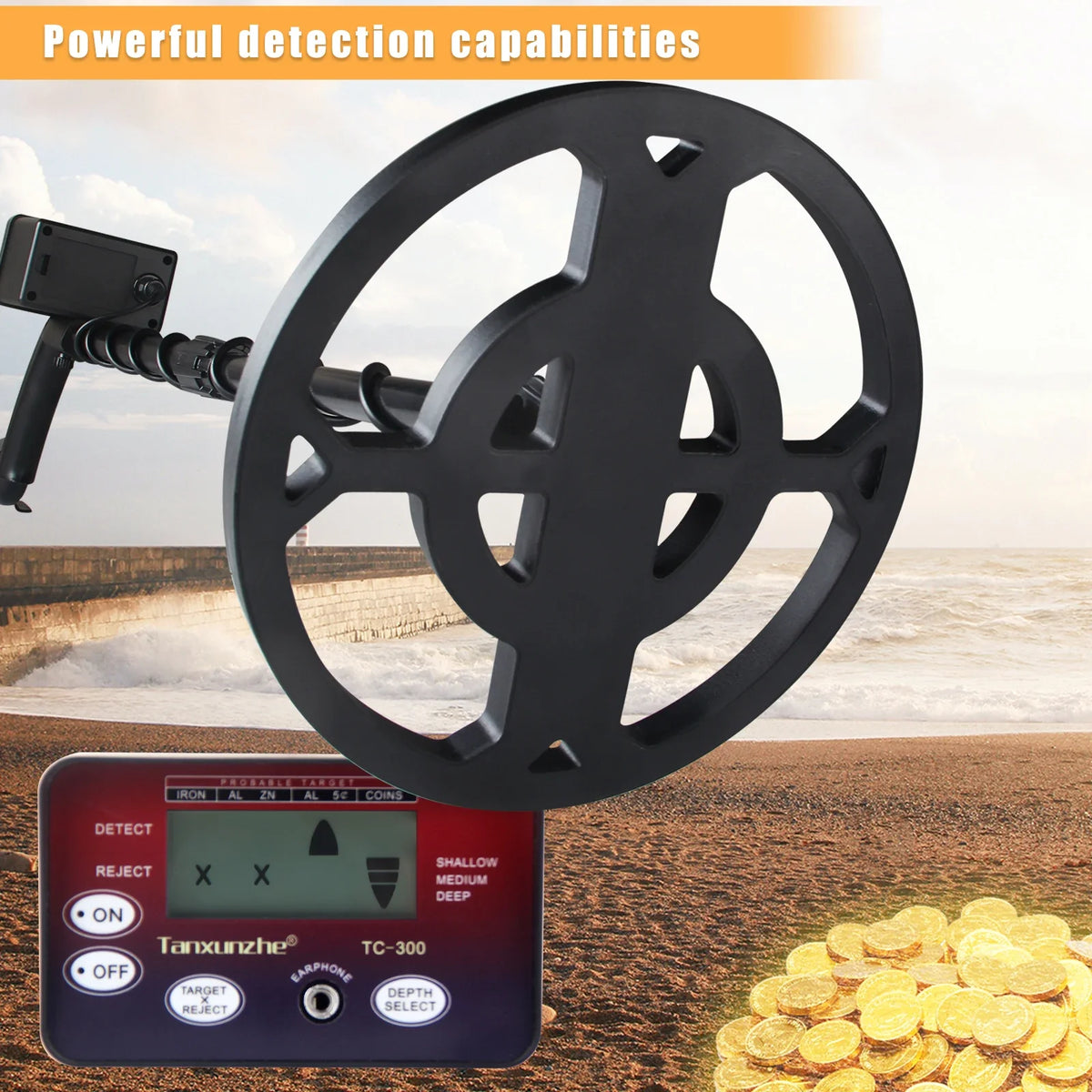 TC-300 &ndash; High Sensitivity LCD Display With Pinpointer