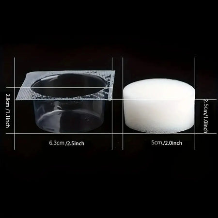 24 Pcs Tattoo Dip Cup Caps Disposable Foam Rinse Cups