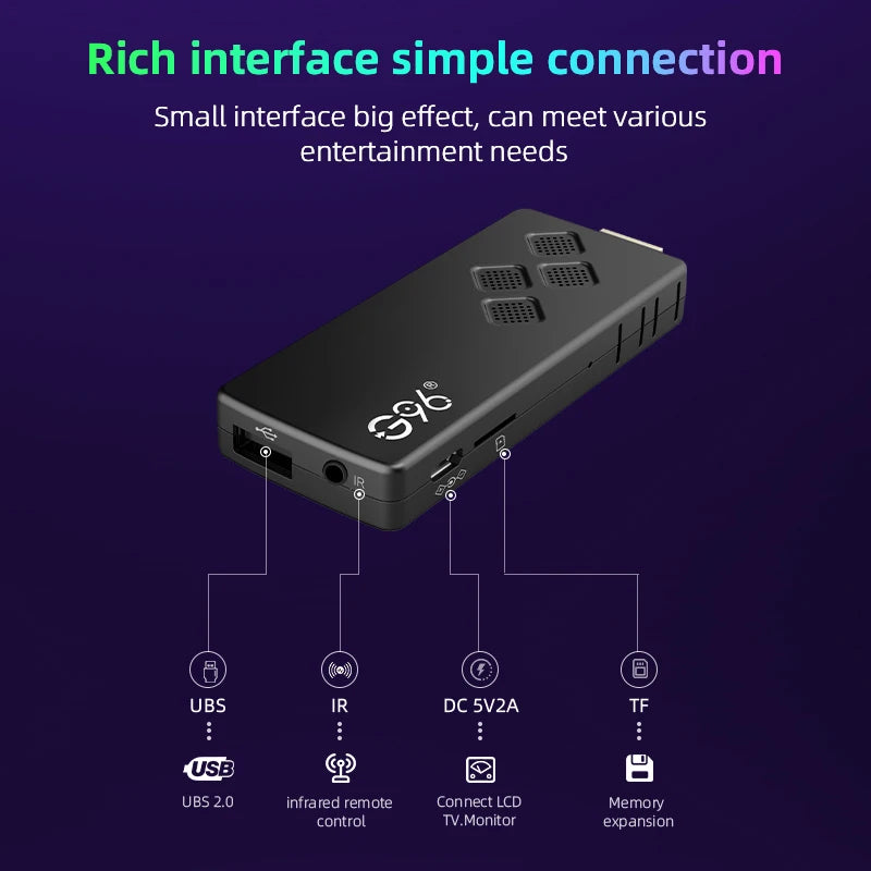 Global Version G96 TV Stick 8K Android13 Streaming Media Dongle