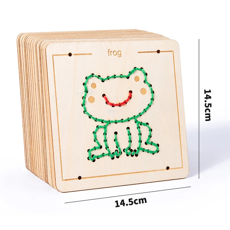 BZS00449 Embroidery Threading Game &ndash; Fine Motor Skills