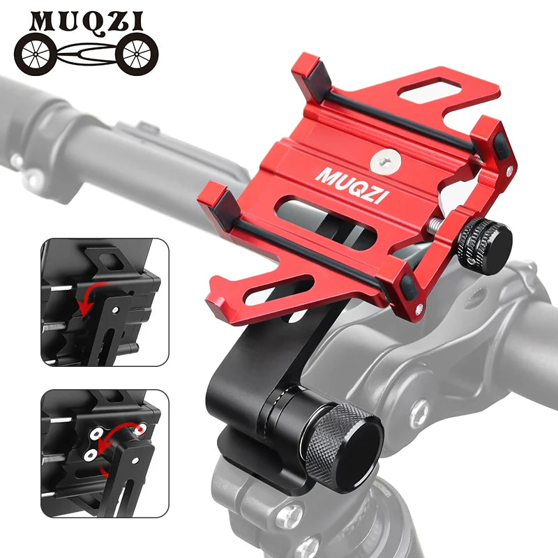 Βάση Κινητού Ποδηλάτου MUQZI, Περιστρεφόμενη Κάτοχος 360 Μοιρών για Κινητά 4.5 έως 7.0