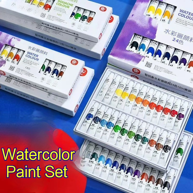 Borrence Watercolor 5ml Tubes &ndash; Vibrant Transparent Colors