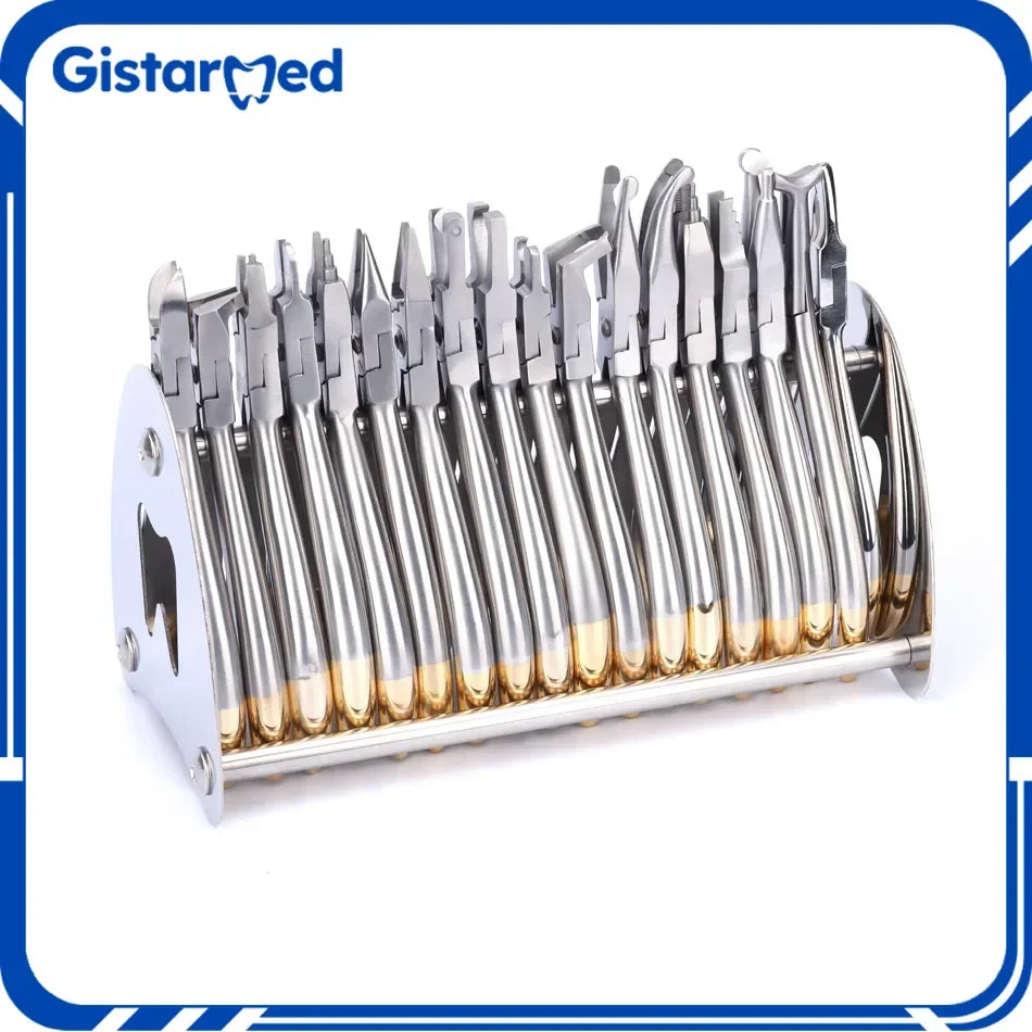 19Pcs/Set Dental Orthodontic Plier Set &ndash; TC Medical Tools Default Title