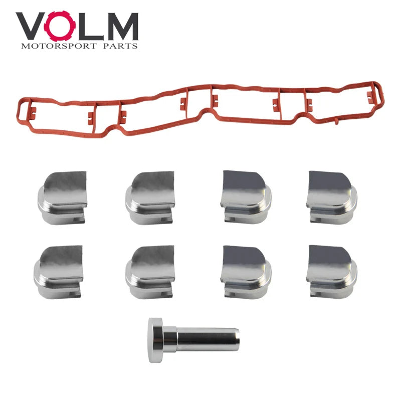 Intake Manifold Runner Flap Delete Kit Aluminum Gasket for Audi VW 2.0 TFSI EA113