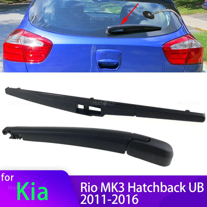 Juego de Brazo y Hoja de Limpiaparabrisas Trasero de Plástico para Kia Rio MK3 UB