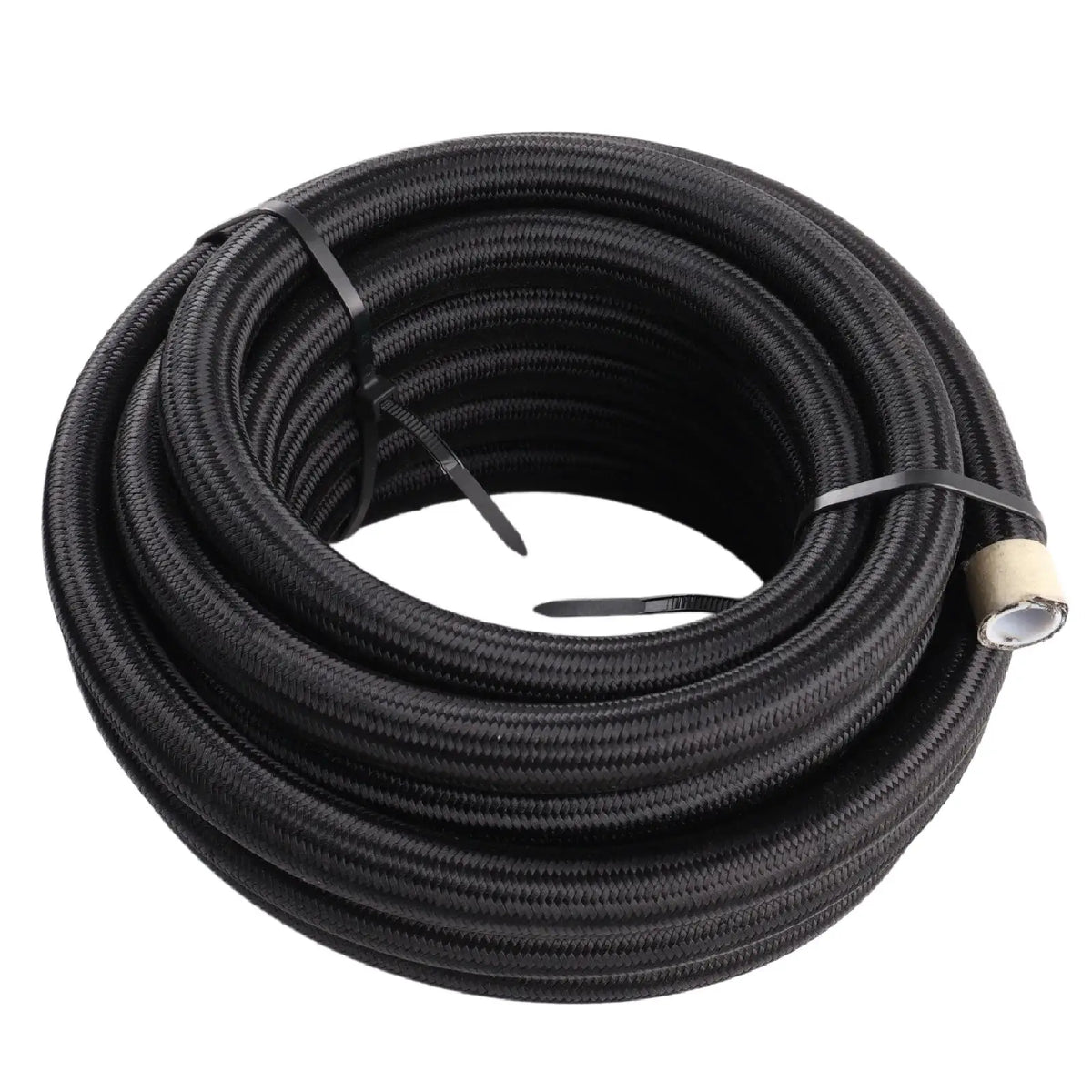 1M/2M/3M/5M AN4 AN6 AN8 AN10 Universal E85 Fuel Hose Oil Gas Cooler Line Pipe Tube Inside PTFE Nylon Stainless Steel Braided by InterCyprus Trading Ltd