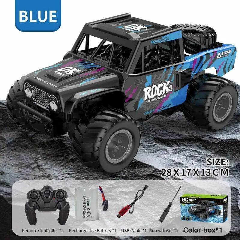JJRC Q191 All-Terrain Amphibious RC Car - 4WD Off-Road Adventure Blue-Color box
