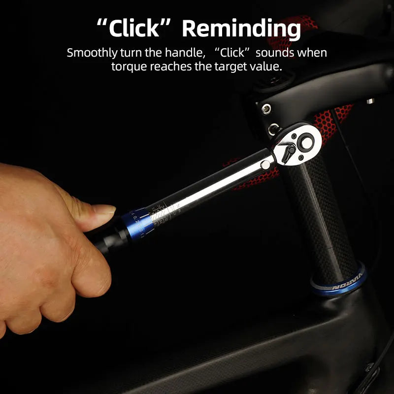 Deemount 1/4 Inch Drive Click Torque Wrench &ndash; Precision Torque Adjustment