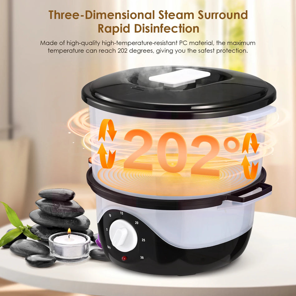 Het handduk ångmaskin för ansiktsbehandlingar 202F Snabb uppvärmning 3L Spa