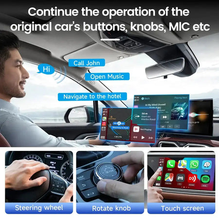 2024 CarlinKit Mini SE CarPlay Wireless Adapter Plug N Play