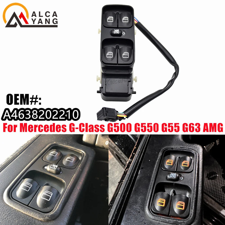 Свиткач за стъклоповдигач за лявата врата с ABS за Mercedes-Benz G500 G55 AMG G550 G63