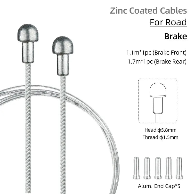Deemount Bicycle Inner Shift Cable Kit &ndash; Rust-Free Stainless Steel Construction Road Brake C02 F1R1 / CHINA