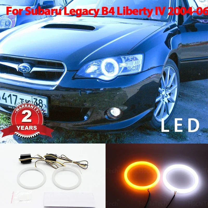 SMD LED мляко бяло ангелски очи пръстен за Subaru Legacy B4 Liberty IV 2004-2006