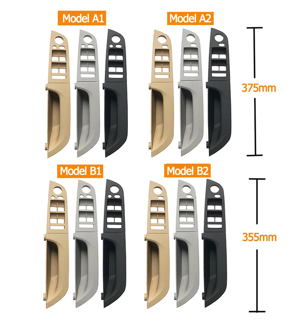 Panel de recubrimiento del tirador del reposabrazos delantero izquierdo del conductor BMW Serie 3 E90 E91 PC ABS