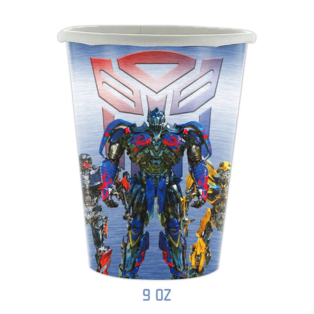 Bumblebee Birthday Party Supplies | Disposable Transformers Tableware Set