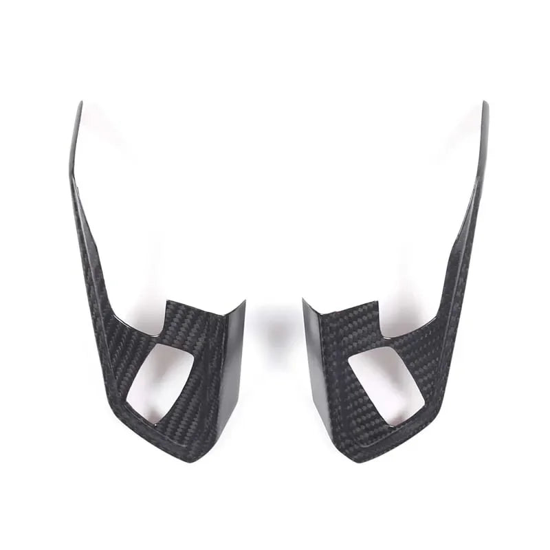 Cadre de bouton de volant en fibre de carbone pour Chevy Corvette C8