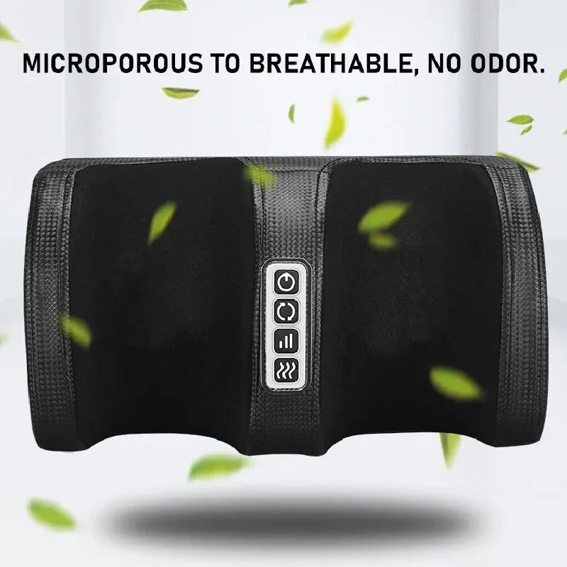 Electric Foot Massager Roller - Remote Shiatsu Kneading